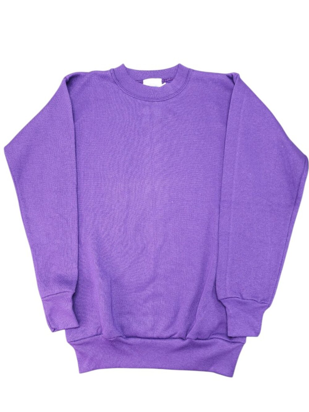 Vintage Crewneck Sweatshirt Blank Size Small Purple Made In USA NWT